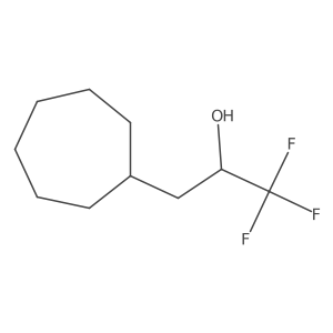 3-Cycloheptyl-1,1,1-trifluoropropan-2-ol Structure