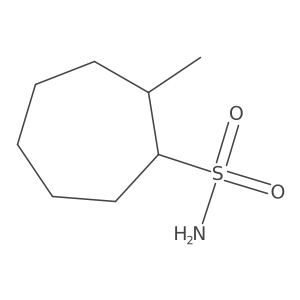2-Methylcycloheptane-1-sulfonamide Structure