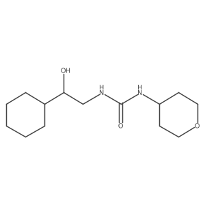 1-(2-cyclohexyl-2-hydroxyethyl)-3-(tetrahydro-2H-pyran-4-yl)urea Structure