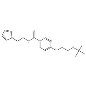 N-(2-(1H-pyrrol-1-yl)ethyl)-6-(2-(tert-butoxy)ethoxy)nicotinamide Structure