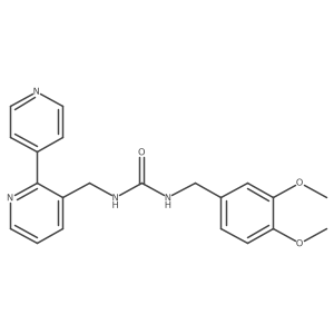 1-([2,4'-Bipyridin]-3-ylmethyl)-3-(3,4-dimethoxybenzyl)urea Structure