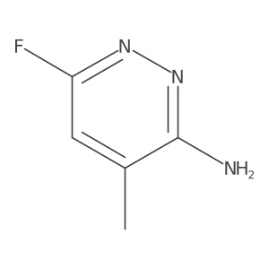 6-Fluoro-4-methylpyridazin-3-amine Structure