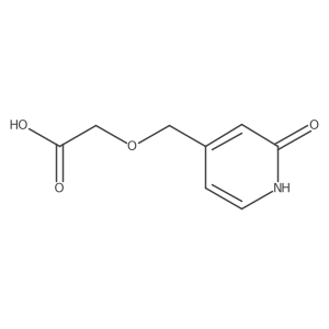 2-[(2-Oxo-1,2-dihydropyridin-4-yl)methoxy]acetic acid Structure