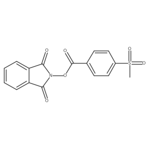 1,3-dioxo-2,3-dihydro-1H-isoindol-2-yl 4-methanesulfonylbenzoate Structure