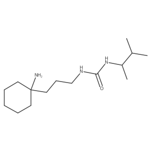 1-[3-(1-Aminocyclohexyl)propyl]-3-(3-methylbutan-2-yl)urea Structure