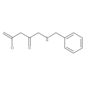 1-(Benzylamino)-4-chloropent-4-en-2-one Structure
