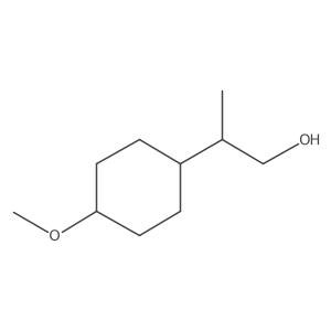 2-(4-Methoxycyclohexyl)propan-1-ol结构式