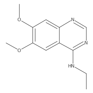 N-ethyl-6,7-dimethoxyquinazolin-4-amine结构式