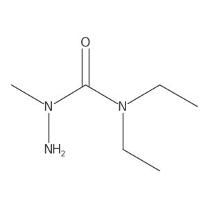 3-Amino-1,1-diethyl-3-methylurea结构式