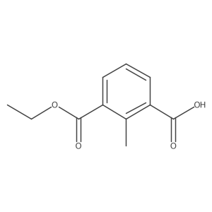 3-(Ethoxycarbonyl)-2-methylbenzoic acid Structure