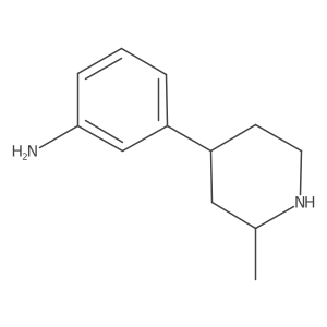 3-(2-Methylpiperidin-4-yl)aniline结构式