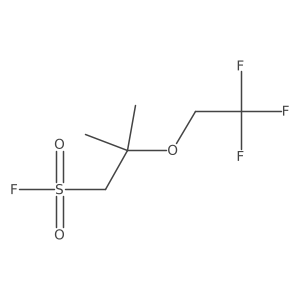 2-Methyl-2-(2,2,2-trifluoroethoxy)propane-1-sulfonyl fluoride结构式