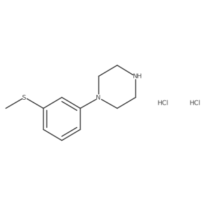 1-(3-(Methylthio)phenyl)piperazine dihydrochloride结构式