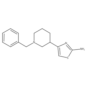 4-(1-Benzylpiperidin-3-yl)-1,3-thiazol-2-amine Structure