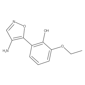 2-(4-Amino-1,2-oxazol-5-yl)-6-ethoxyphenol Structure
