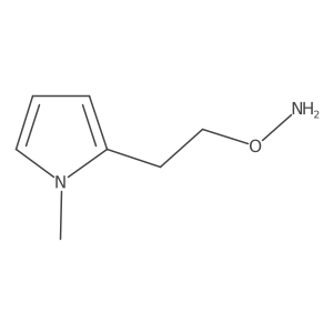 O-[2-(1-methyl-1H-pyrrol-2-yl)ethyl]hydroxylamine结构式