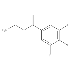 3-(3,4,5-Trifluorophenyl)but-3-en-1-amine结构式