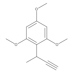 2-(But-3-yn-2-yl)-1,3,5-trimethoxybenzene结构式