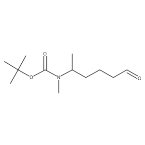 tert-butyl N-methyl-N-(6-oxohexan-2-yl)carbamate结构式