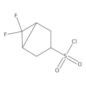 6,6-Difluorobicyclo[3.1.0]hexane-3-sulfonyl chloride Structure