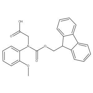 2-({[(9H-fluoren-9-yl)methoxy]carbonyl}(2-methoxyphenyl)amino)acetic acid结构式