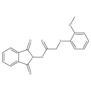 1,3-dioxo-2,3-dihydro-1H-isoindol-2-yl 2-[(2-methoxyphenyl)sulfanyl]acetate Structure