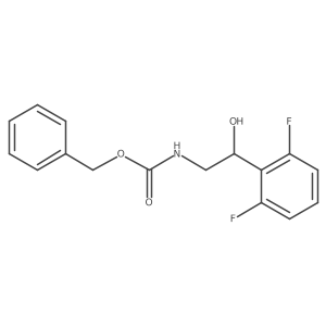 benzyl N-[2-(2,6-difluorophenyl)-2-hydroxyethyl]carbamate结构式