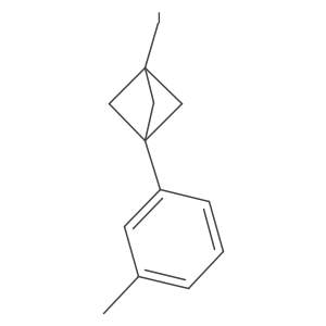 1-Iodo-3-(3-methylphenyl)bicyclo[1.1.1]pentane Structure