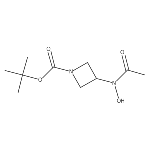 Tert-butyl 3-[acetyl(hydroxy)amino]azetidine-1-carboxylate Structure