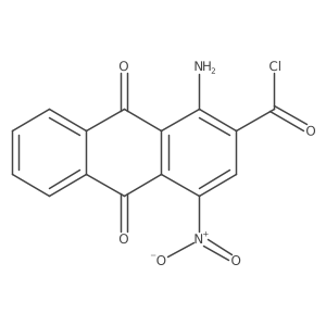 1-Amino-4-nitroanthraquinone-2-carboxylic acid chloride结构式