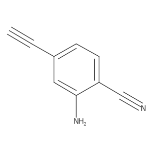 2-Amino-4-ethynylbenzonitrile Structure