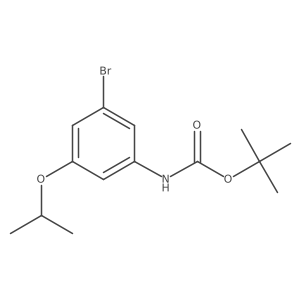 tert-butyl N-[3-bromo-5-(propan-2-yloxy)phenyl]carbamate Structure