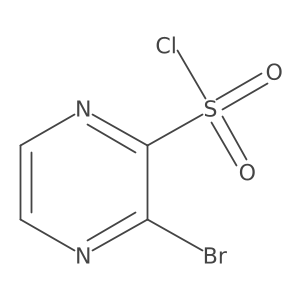 3-Bromopyrazine-2-sulfonyl chloride Structure
