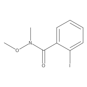2-iodo-N-methoxy-N-methylbenzamide结构式