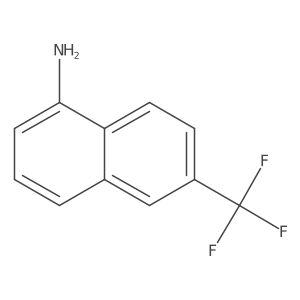 1-Amino-6-(trifluoromethyl)naphthalene结构式