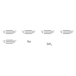 Rhenium, pentacarbonylsilyl- Structure