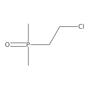 (2-Chloroethyl)dimethylphosphine oxide结构式