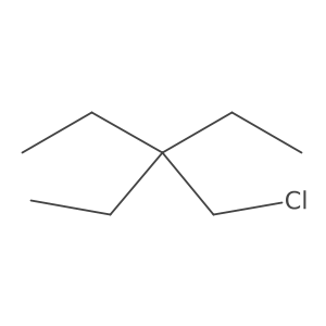 3-(Chloromethyl)-3-ethylpentane结构式