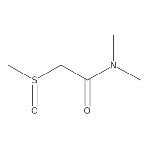 Acetamide, N,N-dimethyl-2-(methylsulfinyl)- Structure