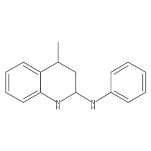 1,2,3,4-Tetrahydro-4-methyl-N-phenyl-2-quinolinamine Structure