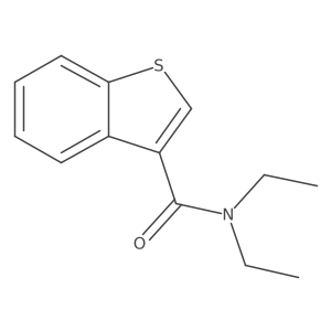 N,N-Diethylbenzo[b]thiophene-3-carboxamide Structure