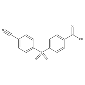 4-(4-Cyanophenyl)sulfonylbenzoic acid Structure
