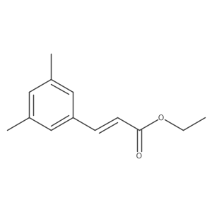 ethyl (2E)-3-(3,5-dimethylphenyl)prop-2-enoate结构式