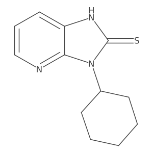 3-Cyclohexyl-3H-imidazo[4,5-b]pyridine-2-thiol Structure