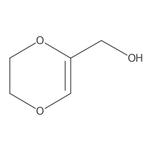 5,6-Dihydro-1,4-dioxin-2-ylmethanol结构式