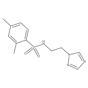 2,4-dimethyl-N-[2-(1H-1,2,4-triazol-1-yl)ethyl]benzenesulfonamide Structure
