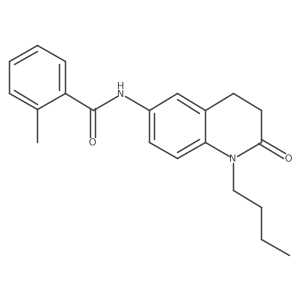 N-(1-butyl-2-oxo-1,2,3,4-tetrahydroquinolin-6-yl)-2-methylbenzamide Structure
