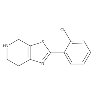 2-(2-Chlorophenyl)-4H,5H,6H,7H-[1,3]thiazolo[5,4-c]pyridine结构式