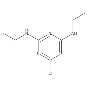 6-Chloro-N2,N4-diethyl-2,4-pyrimidinediamine Structure
