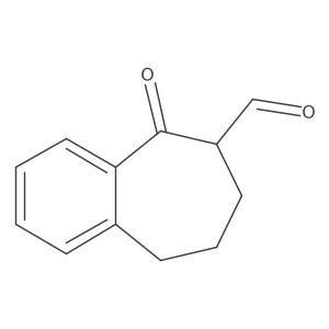 5-oxo-6,7,8,9-tetrahydro-5H-benzo[7]annulene-6-carbaldehyde Structure